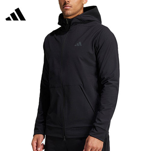 优购adidas阿迪达斯男子D4T CR FZ HD梭织运动外套IN5607