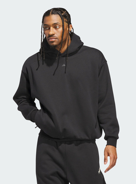 adidas阿迪达斯男女篮球运动训练休闲针织连帽套头衫卫衣JX5597