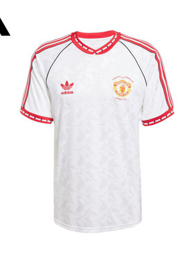 优购adidas阿迪达斯男子MUFC A JSY 91运动休闲短袖T恤JF0376