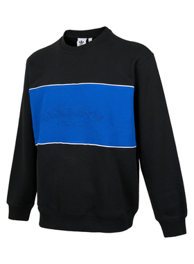 优购adidas阿迪三叶草男子ARCHED CREW针织圆领运动套衫IY1623