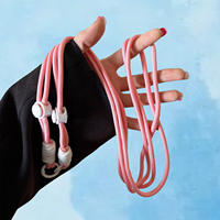 Direct sales crossbody phone lanyard, phone shoulder strap, hanging chain, lanyard, back clip, adjustable knot, color-matching, adjustable lanyard thumbnail 4