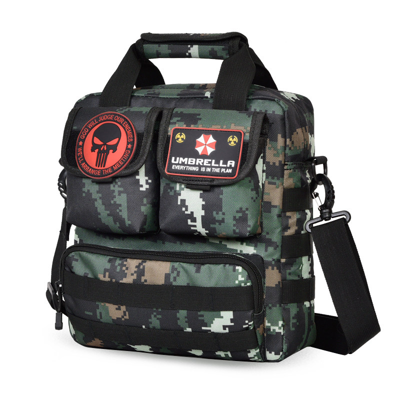 户外男包休闲男士新款单肩斜挎包多功能耐磨斜背包小包潮流邮差包