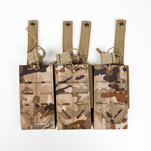 户外腰包战术背心多用功能工具包三联弹匣袋背心附件袋Mole弹夹包