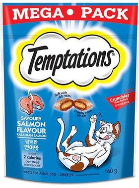 Temptations - [超量装]开胃三文鱼口味香港原装行货(160g)猫小食