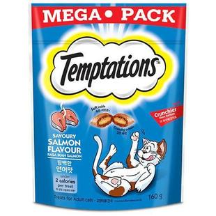 Temptations - [超量装]开胃三文鱼口味香港原装行货(160g)猫小食