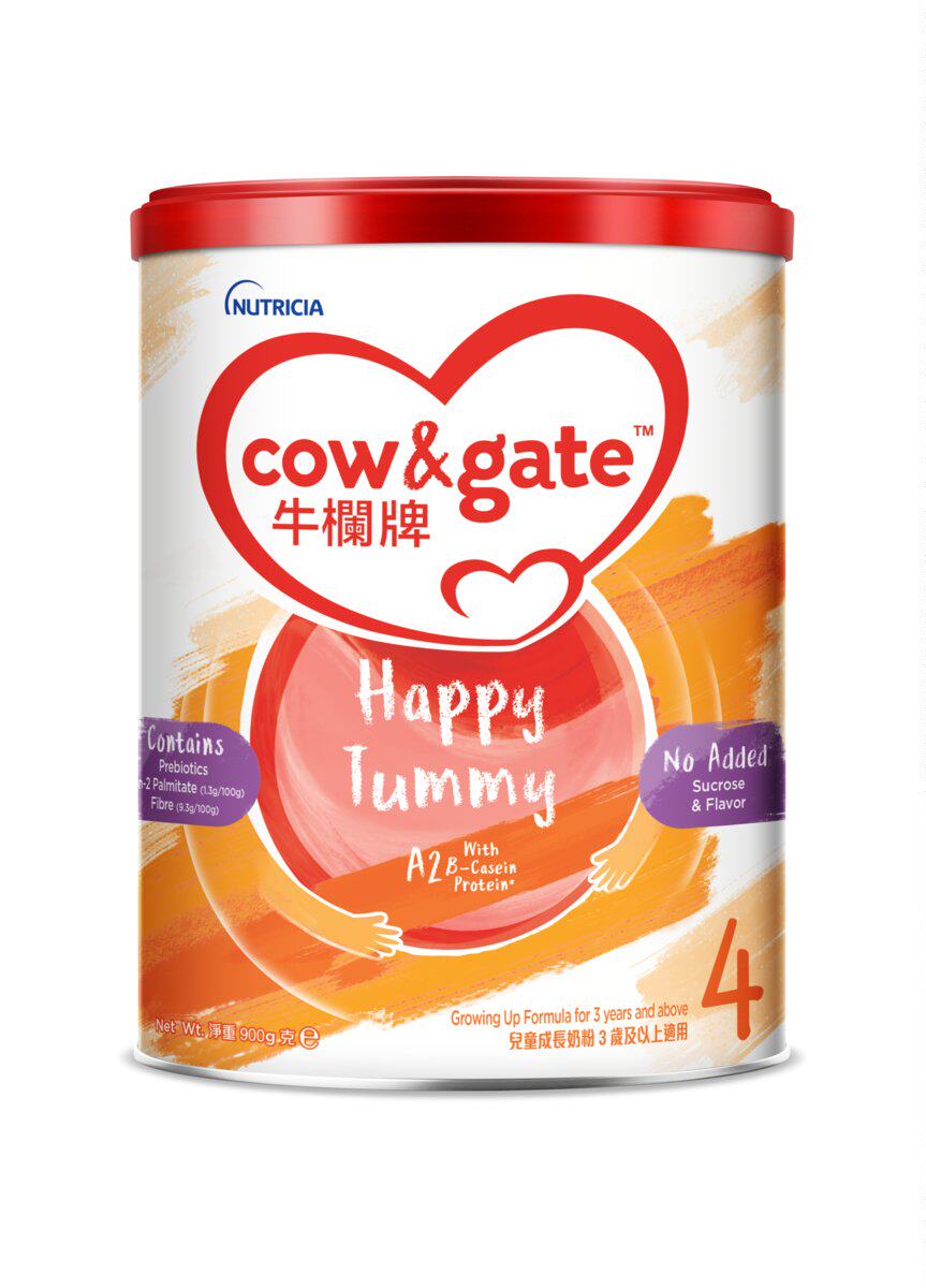 牛栏牌Happy Tummy第4阶段4号儿童成长奶粉900克促进宝宝发育成长