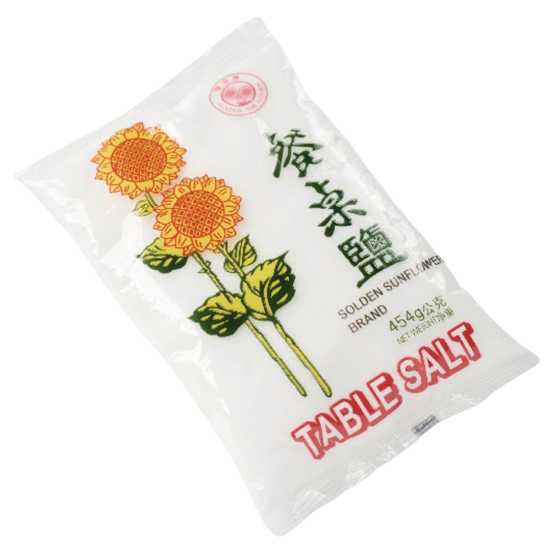 进口向阳花 - 【2包】双葵牌TABLE SALT餐桌盐直接食用454G两包装