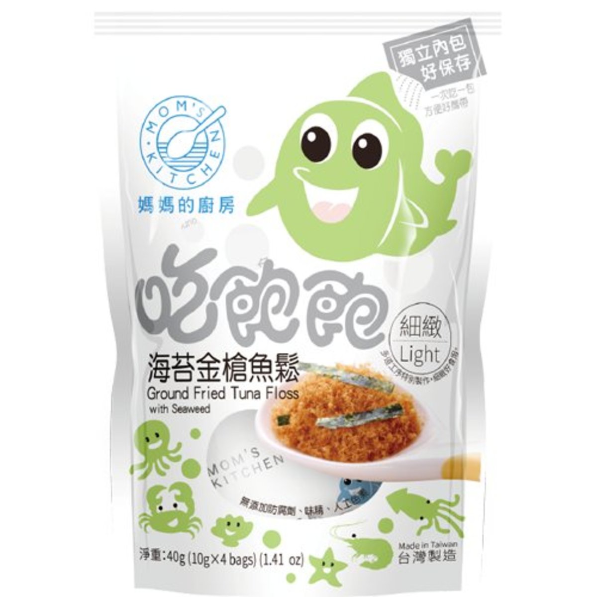 妈妈的厨房Mom's Kitchen 吃饱饱金枪鱼松海苔味1岁+肉松拌饭下饭