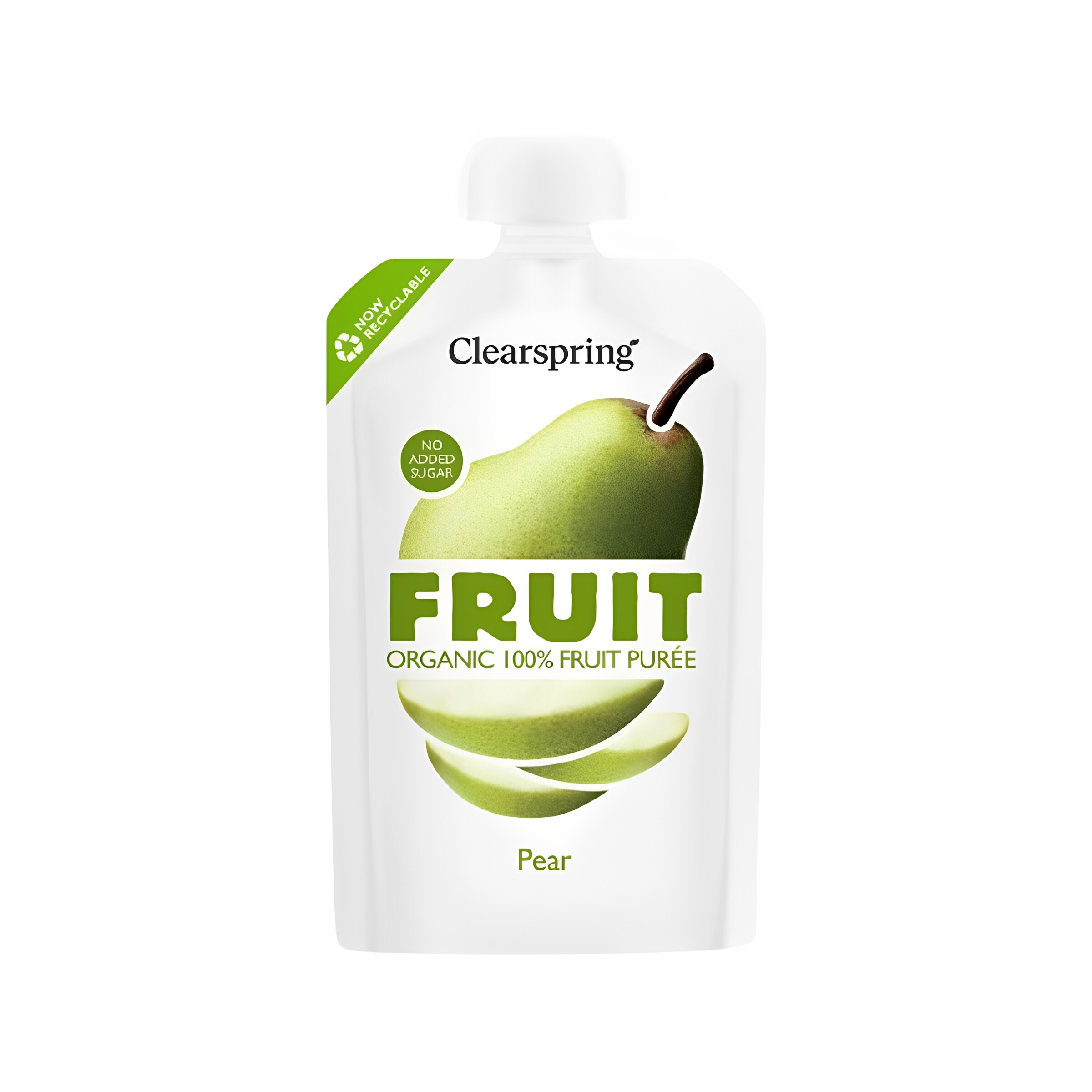 Clearspring 有机100%果蓉梨味100g零食果泥天然无添加水果清甜版