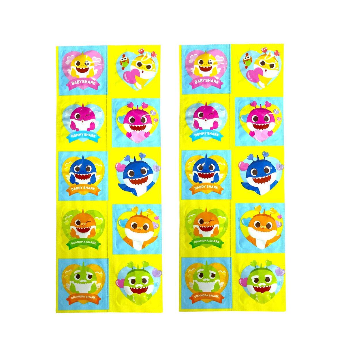 Baby Shark鲨鱼宝宝维他命C及D+锌咀嚼糖桃味10pcsx2幼儿3岁+13克