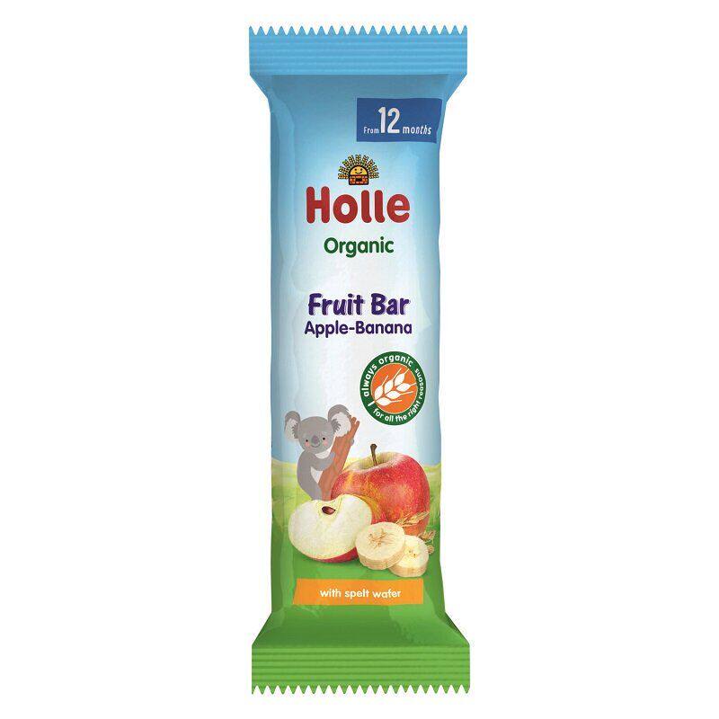 香港进口Holle 有机苹果香蕉水果条适合12个月以上的宝宝早餐25克