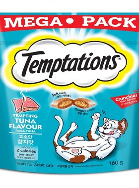 泰国 Temptations - [超量装]吞拿鱼味 香港原装行货(160g)猫小食