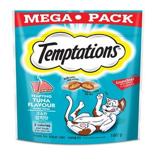 泰国 Temptations - [超量装]吞拿鱼味 香港原装行货(160g)猫小食