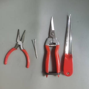 藤条编织工具包 撬刀 螺丝刀DIY工具穿线器带牙穿条针 剪刀片藤针