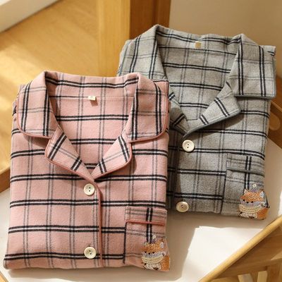 男女新款磨毛睡衣，舒适透气柔软