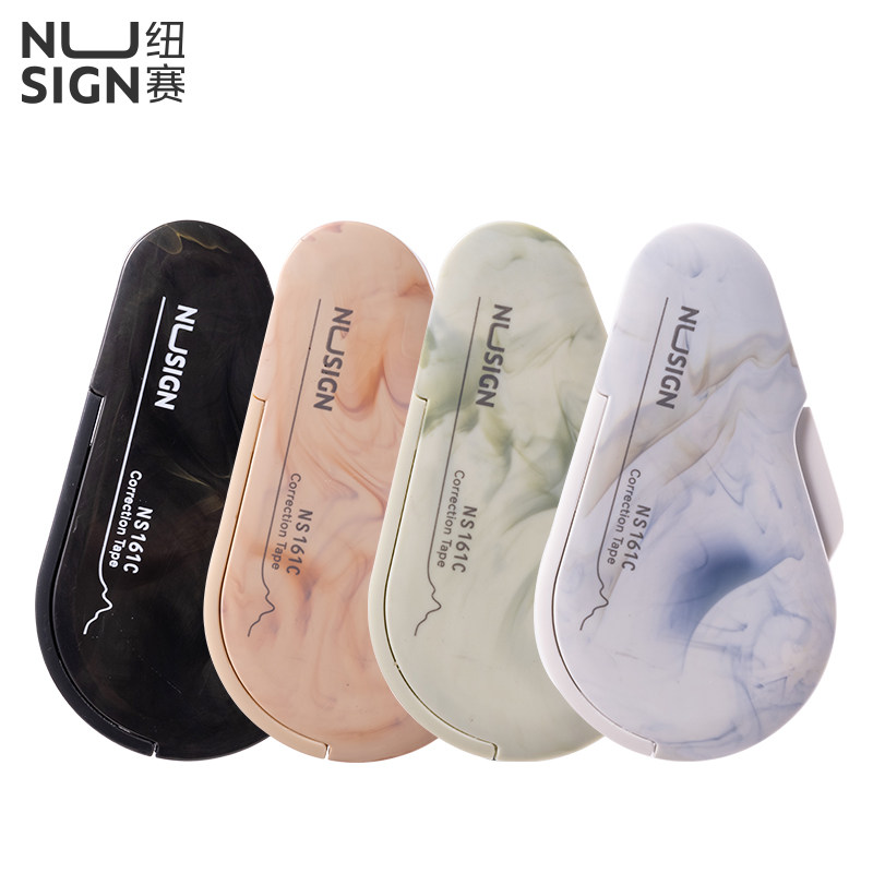 NS161C按动修正带Deli/得力纽赛系列自然流体精美风格6m