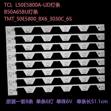 适用TCL L50E5800A-UD灯条50D2900A/B 50HR330M05A液晶电视背光灯