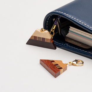 寄木细工 TN本挂件活页本吊坠笔袋拉链扣 百折不挠