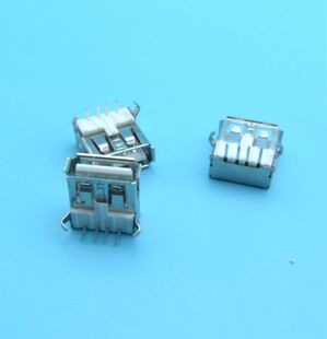 USB插座 电源充电孔 U盘传输移动DVD/EVD/MP3/MP4数据线连接插孔