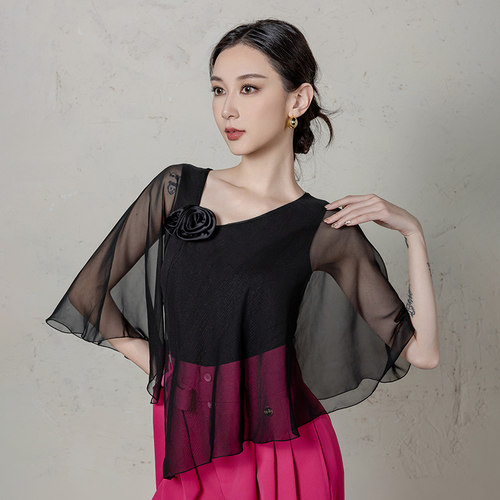 自带胸垫体服款丹珍舞服