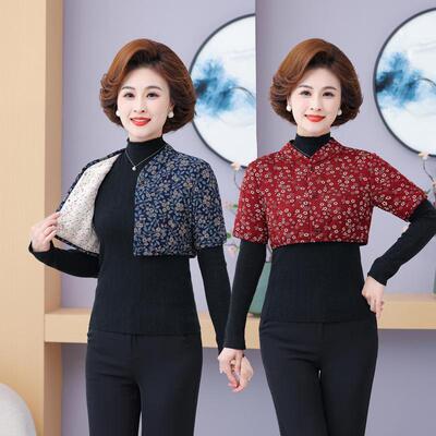 加厚睡觉中袖马夹秋冬季驼绒棉护肩保暖肩周防护颈椎短袖防寒坎肩