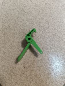 东芝b-fv4t-gs14-cn-r 钩子。绿色钩子