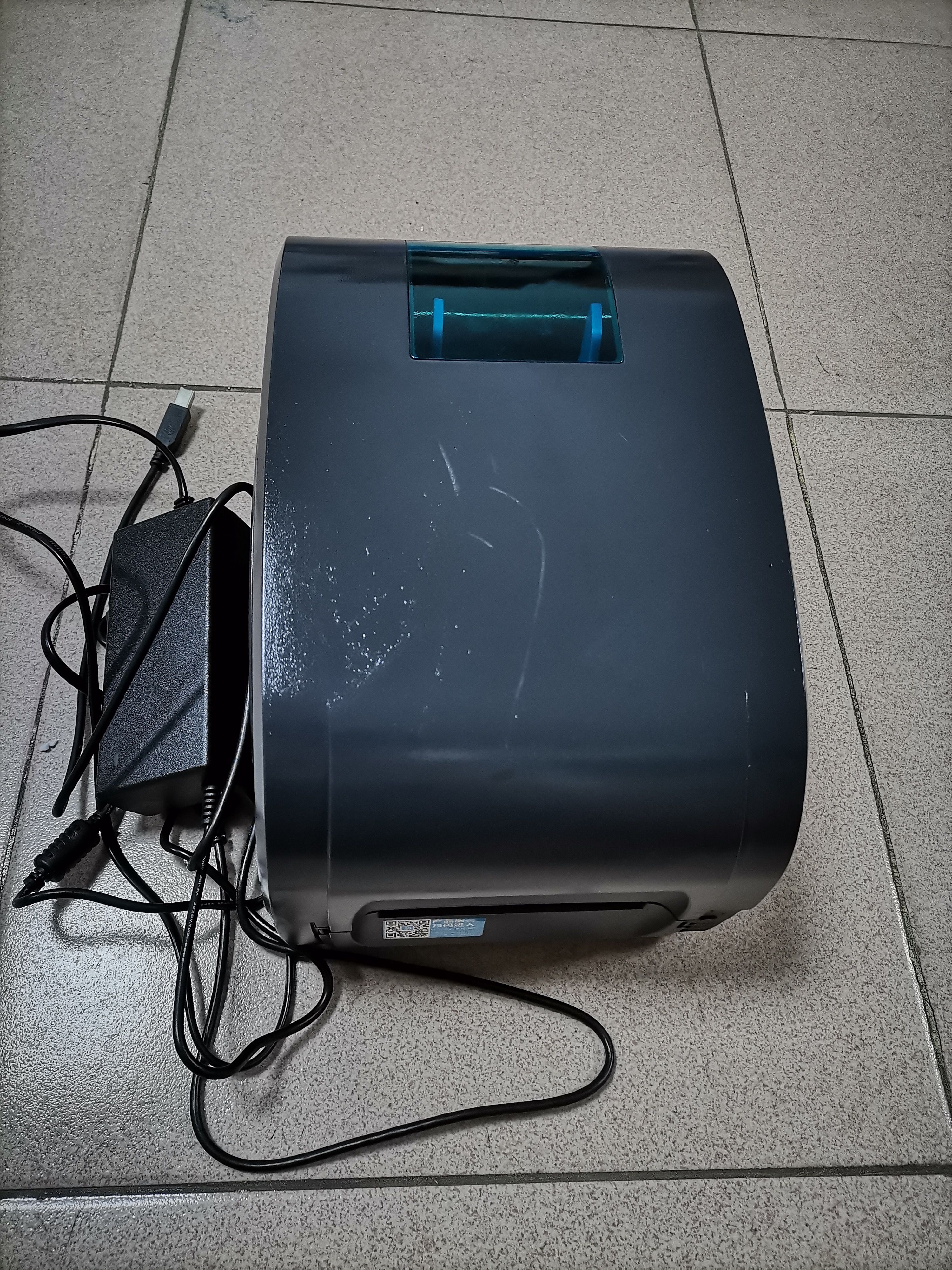 GP-9025T热转印打印机洗水吊牌建筑二维码送检条码标签打印