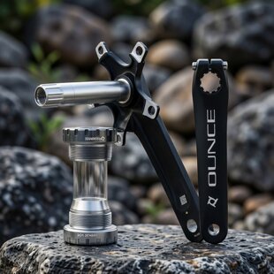 PROWHEEL 浩盟公战利品车五爪曲柄自行车改装170MM腿一体牙盘中轴