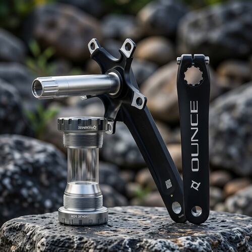PROWHEEL 浩盟公战利品车五爪曲柄自行车改装170MM腿一体牙盘中轴