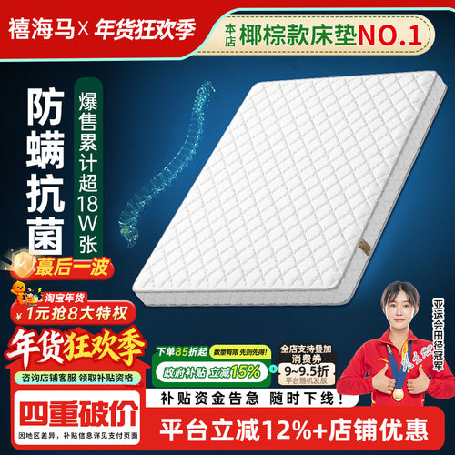 防螨抑菌家用椰棕床垫四季通用薄