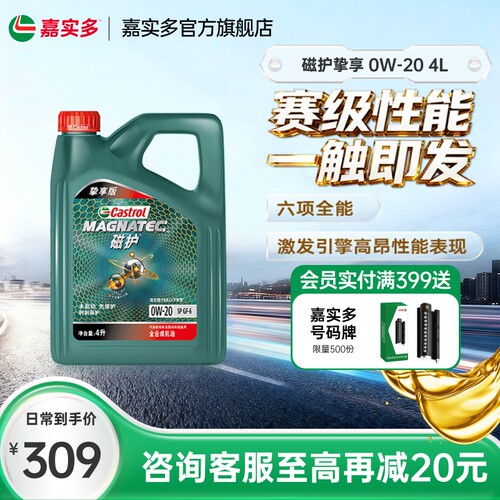 嘉实多磁护挚享SPGF-60W-204L