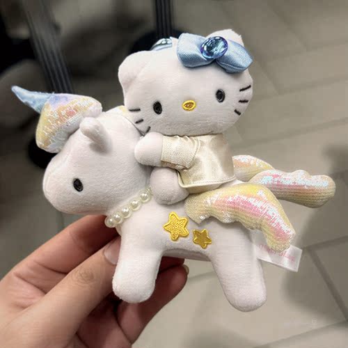 Hellokitty拓麻歌子KT独角兽猫咪卡通挂件女彩虹花仙子系列凯蒂猫