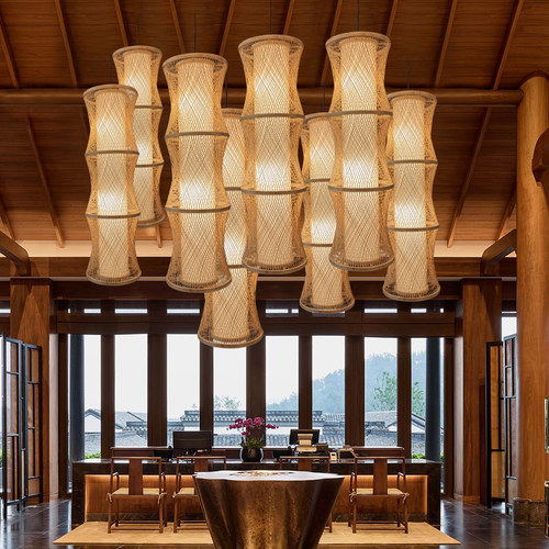 中式茶楼客栈店铺商用大吊灯