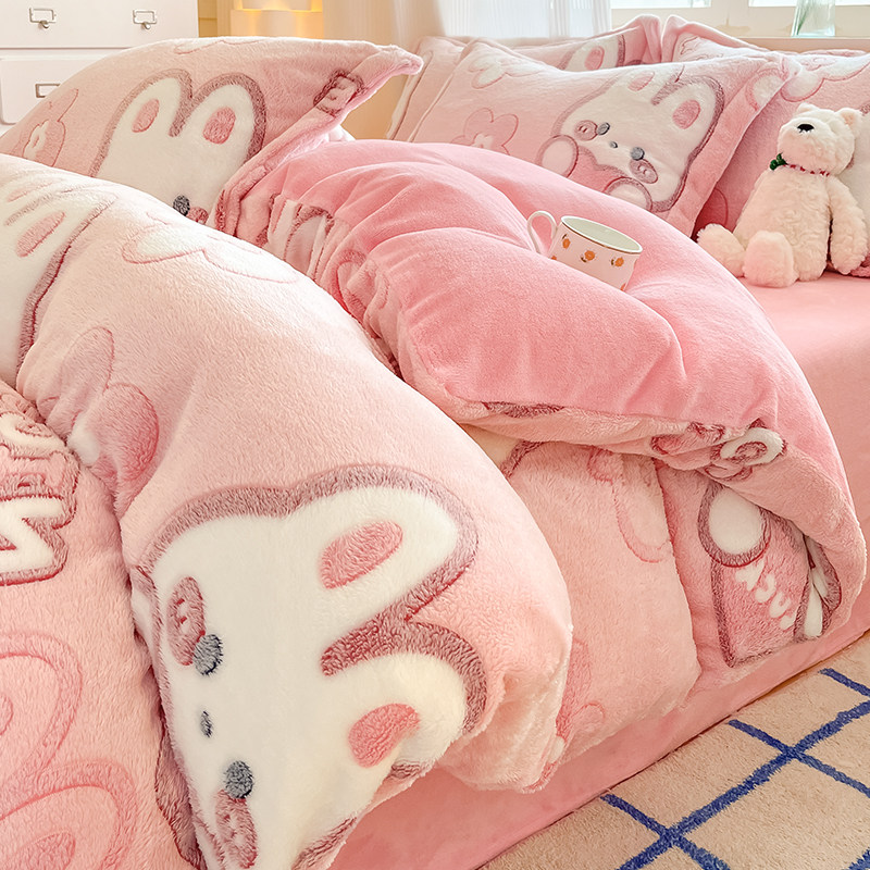 【A级母婴可用】雪花绒被套单件