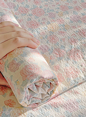 a类双层纱床笠单件宿舍非全棉纯棉单人180cmx200cm床单床垫保护罩