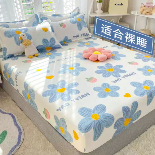 【A级母婴可用】水洗棉床笠单件