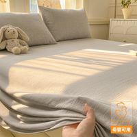 Double-layer gauze bed sheet, single piece, Class a, mother and baby grade, student dormitory, single non-all-cotton pure cotton quilt, single pillowcase, three-piece set thumbnail 6