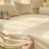 Double-layer gauze bed sheet, single piece, Class a, mother and baby grade, student dormitory, single non-all-cotton pure cotton quilt, single pillowcase, three-piece set thumbnail 7