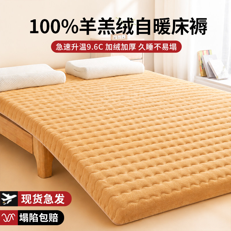 羊羔绒床垫软垫家用卧室床褥垫子冬季加厚保暖榻榻米垫被铺底褥子