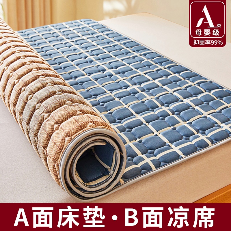 【双面可用】凉感冰丝床褥垫