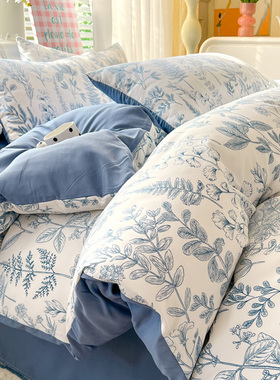 水洗棉被套单件180x220非全棉纯棉单人单独被罩150x200被单褥子套