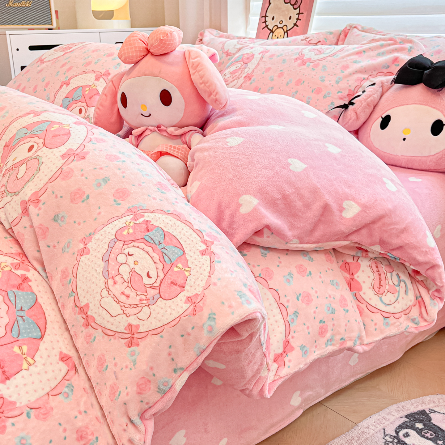 【A级母婴可用】牛奶绒四件套