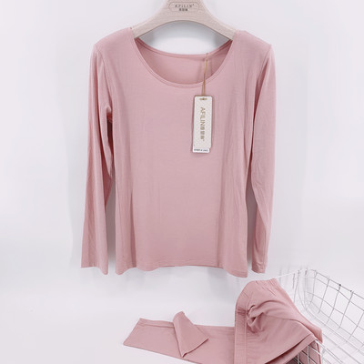 莱卡女士超薄修身棉毛衫包邮