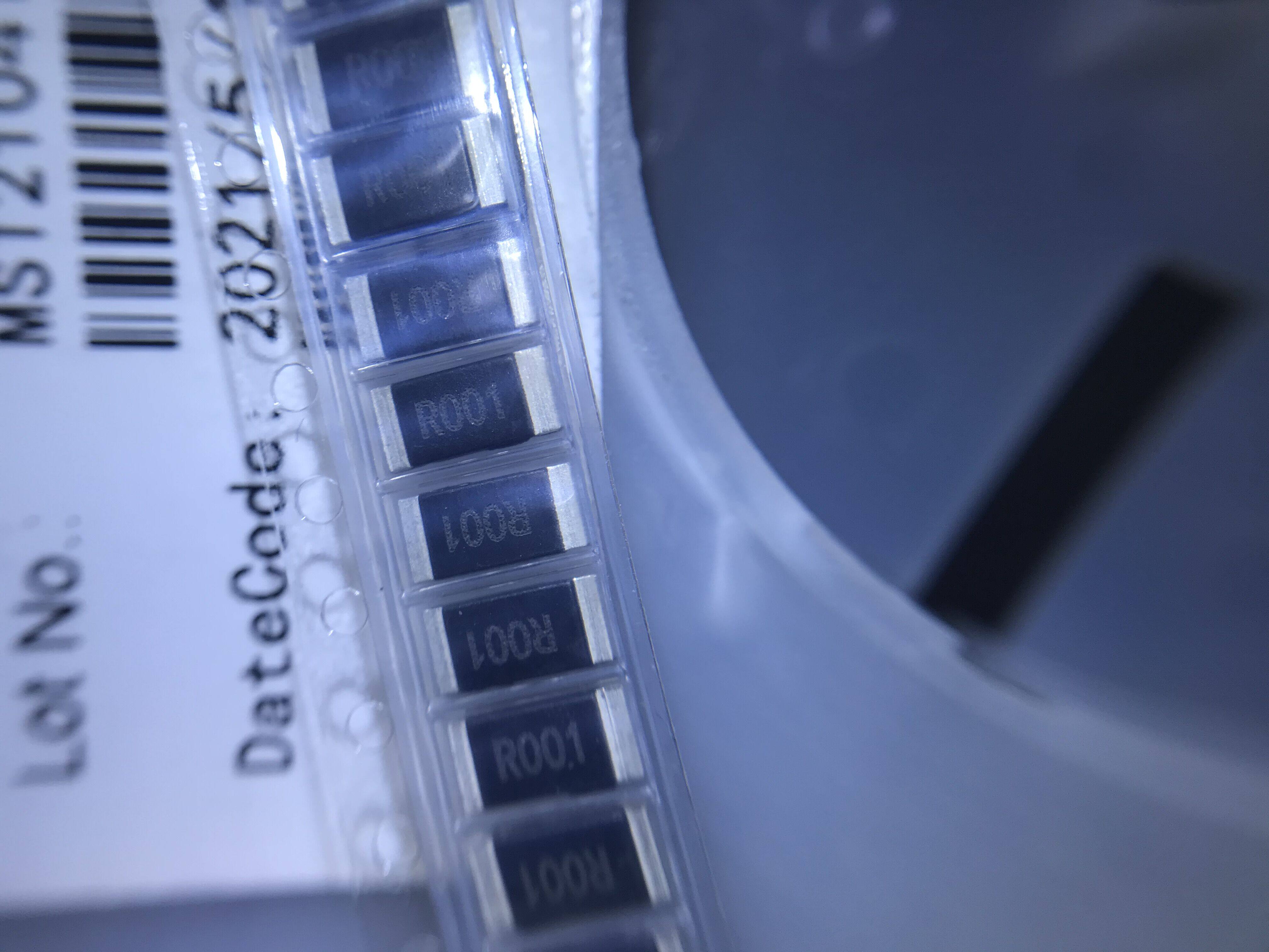 贴片合金电阻 2512 0.001r 2w 1% 一盘4000个 一盘368元