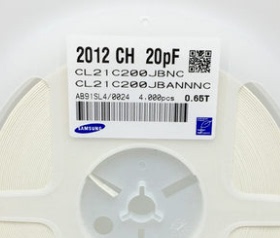 贴片电容 0805 20PF 50V 一盘4000个  一盘48元