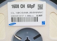 0603 68PF 贴片电容  0603 680K 一盘4000个 一盘38元