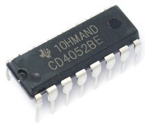 全新CD4052BE TC4052BP HCF4052BE HEF4052BP CD4052 插件