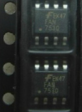 全新原装正品 FAN7530MX FAN7530 7530 SOP-8 电源芯片