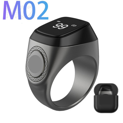 M02金属 APP控制智能统计计数器  智能戒指  smart counter ring