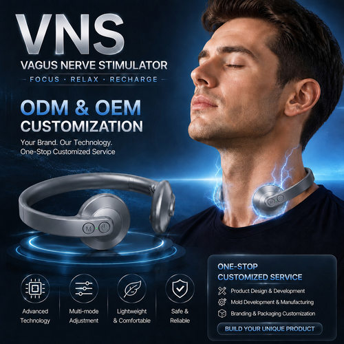 VNS迷走神经器脖挂按摩仪带APP跨境电商热卖OEM/ODM 跨境定制